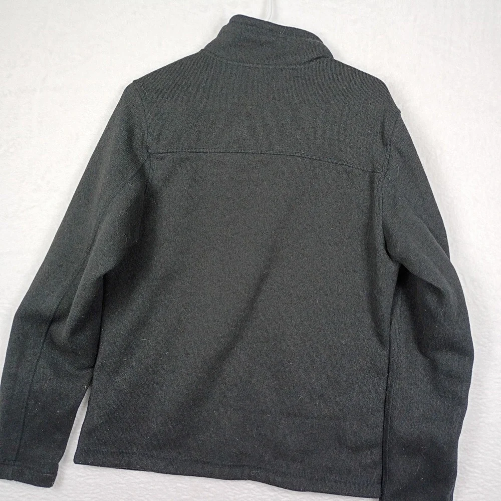 North Face Sweater‎ Full Zip Jacket Mens Small Black Fleece